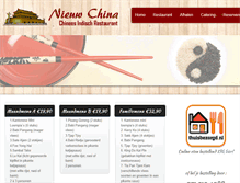 Tablet Screenshot of nieuwchina.com
